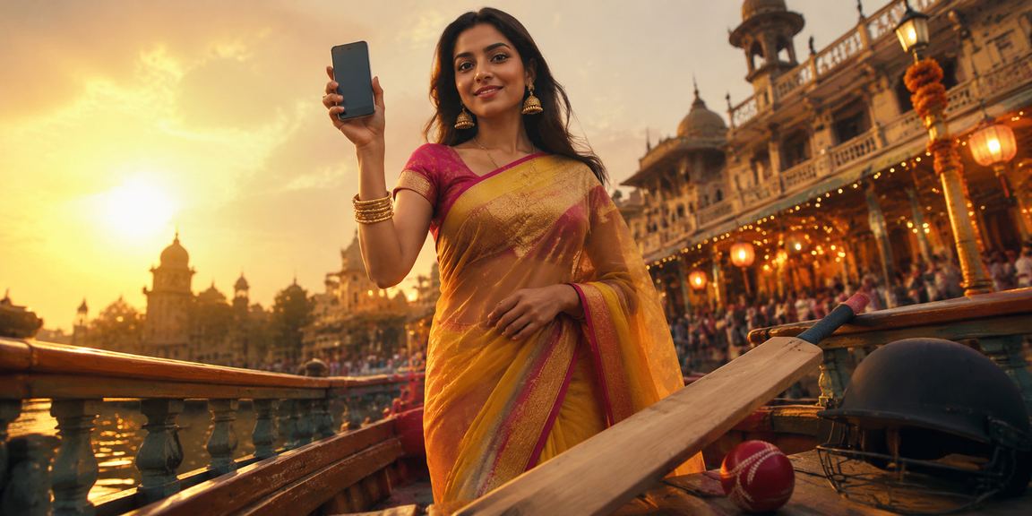 Excited cricket fans betting on mobile in India